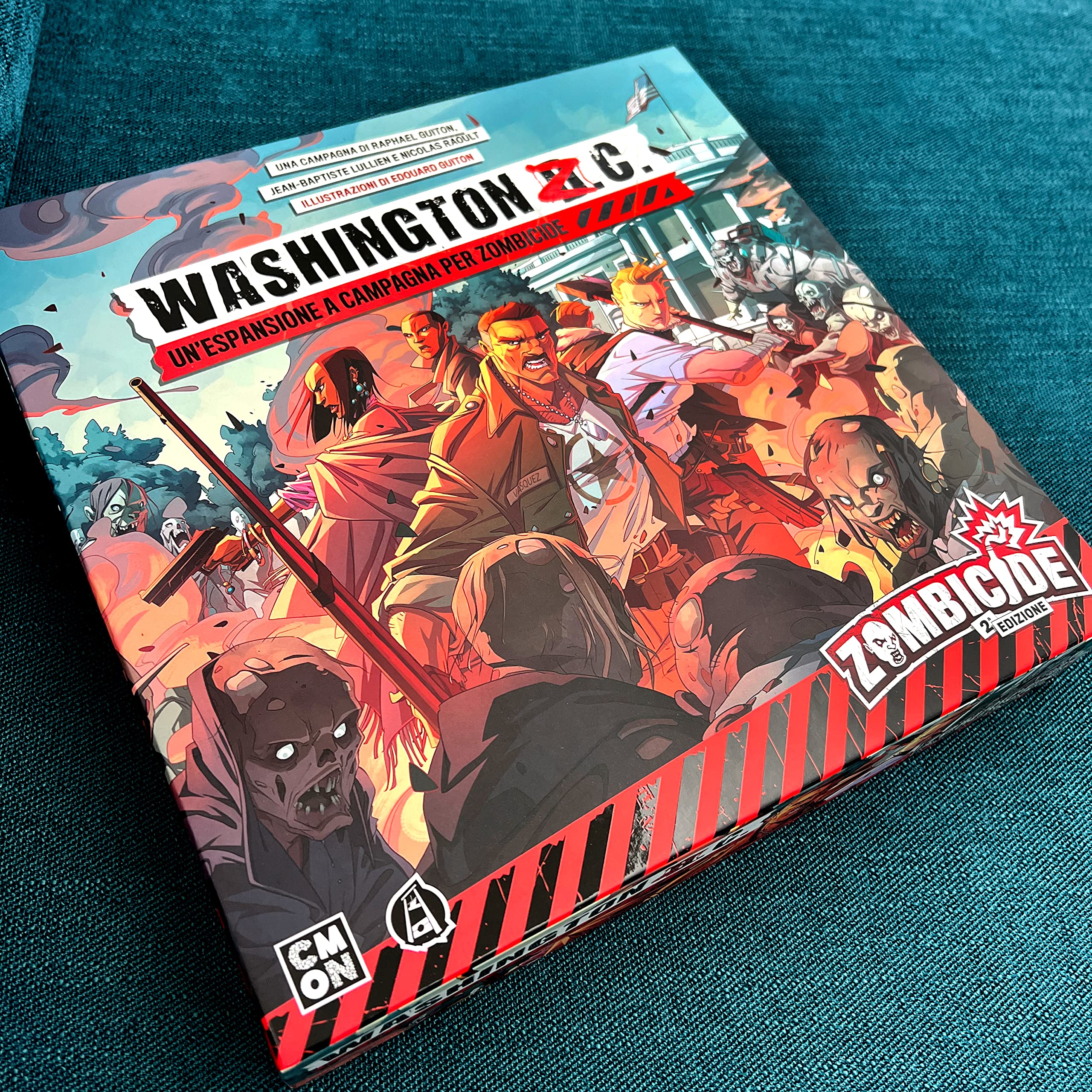 Asmodee Zombicide Washington Z.C. espansione gioco tavolo italiano