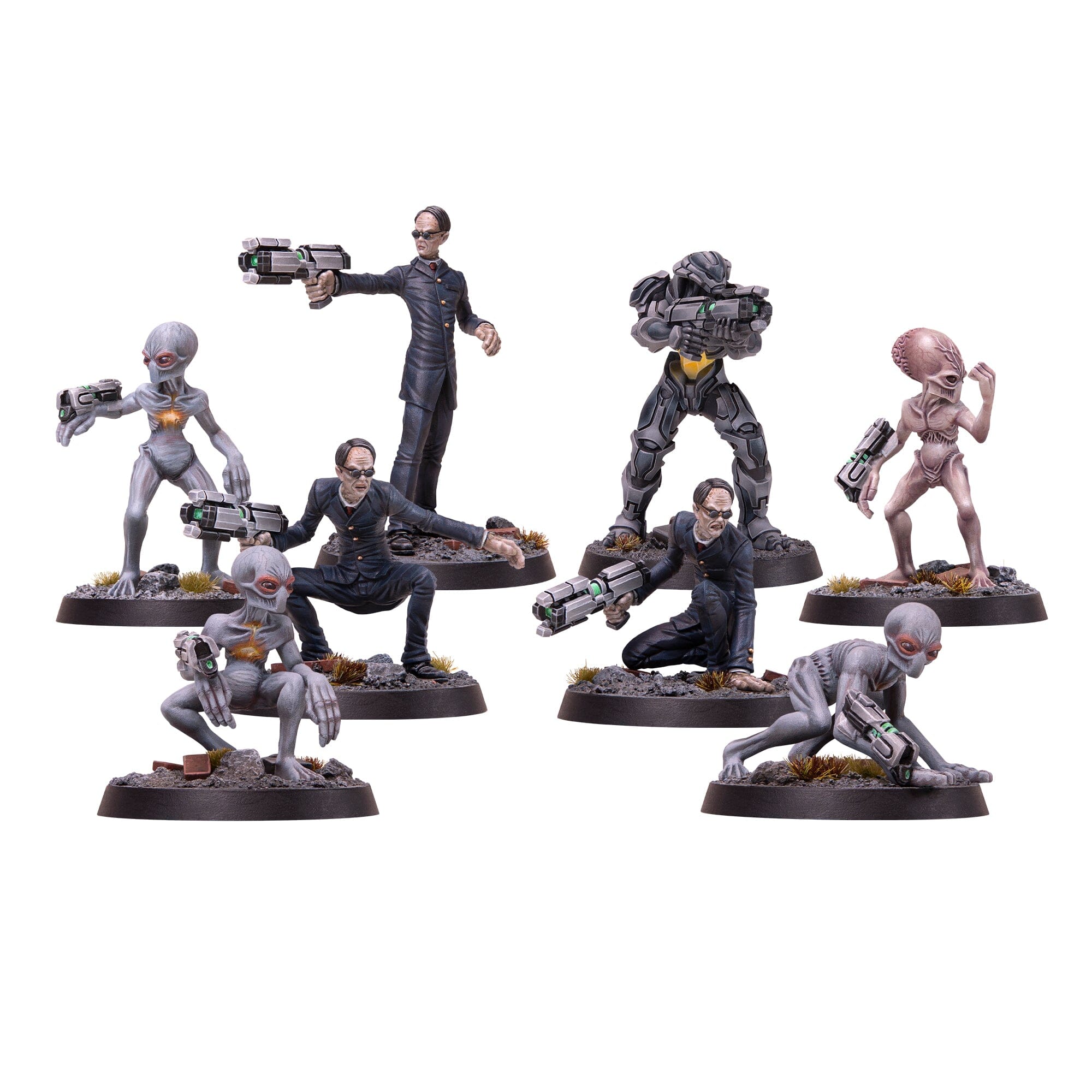 Modiphius XCOM Miniatures Game Aliens 1 miniature resina 8 pezzi