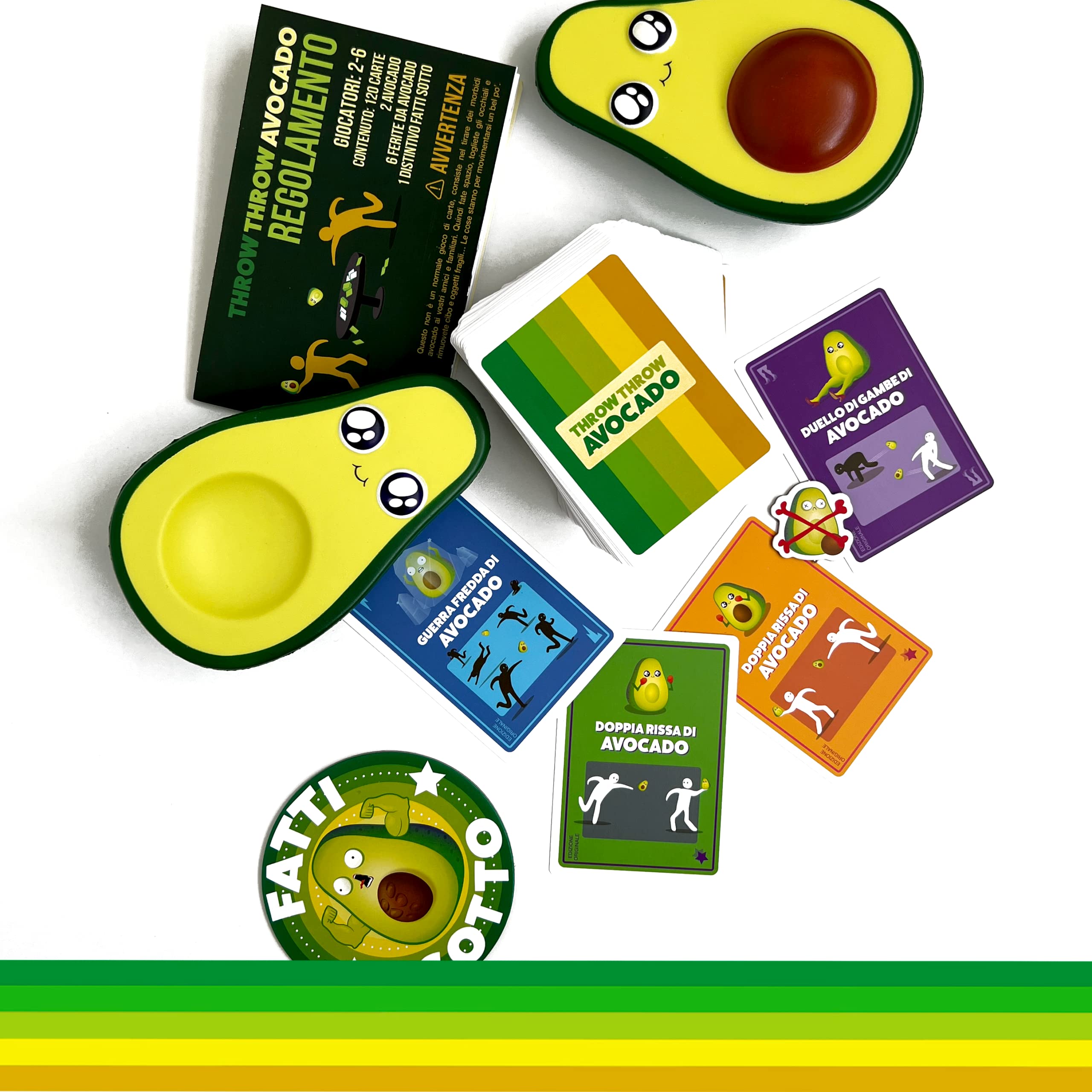 Asmodee Throw Throw Avocado gioco di carte 2 avocado 2-6 giocatori