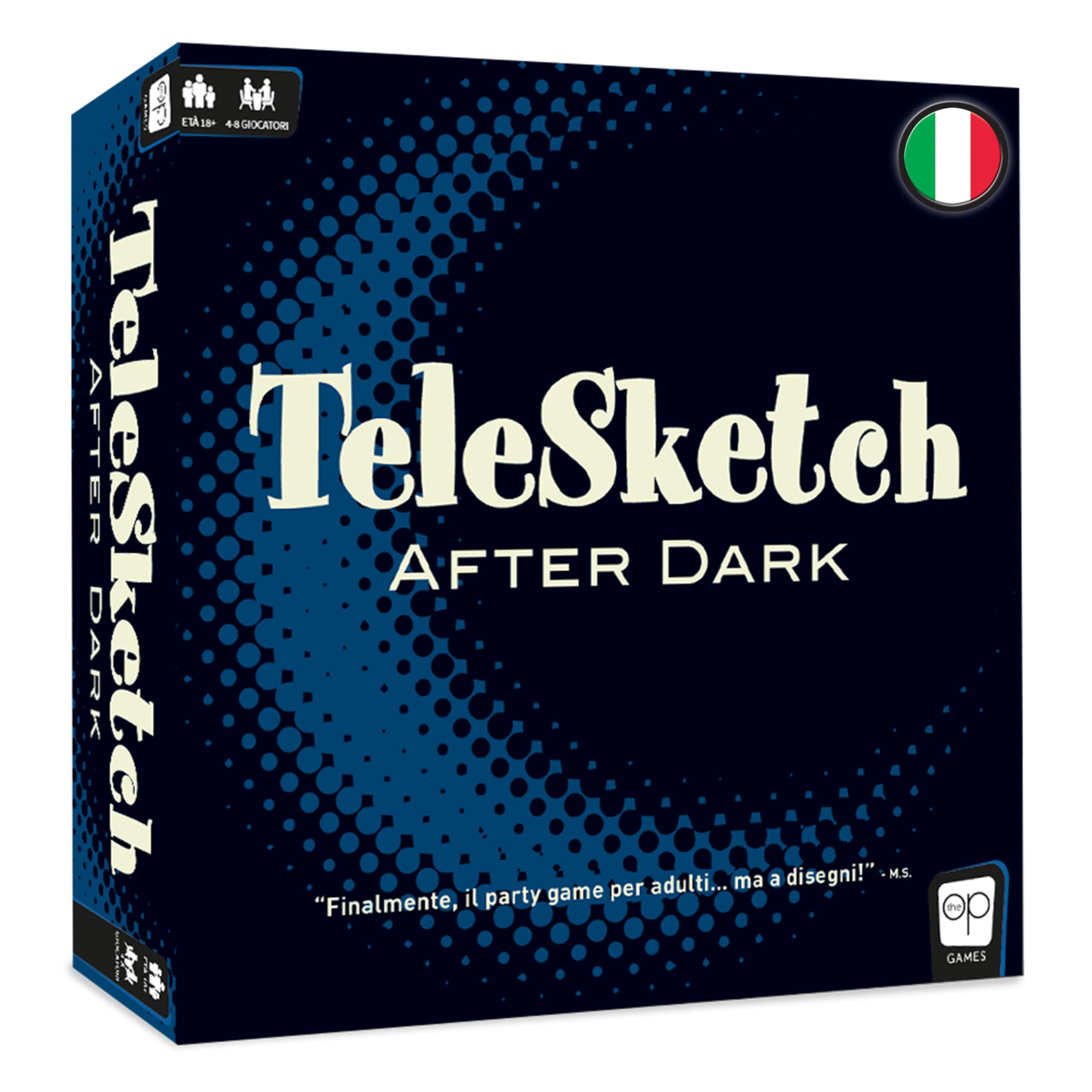 Asmodee Telesketch Nuova Versione gioco da tavolo disegno 4-8 giocatori