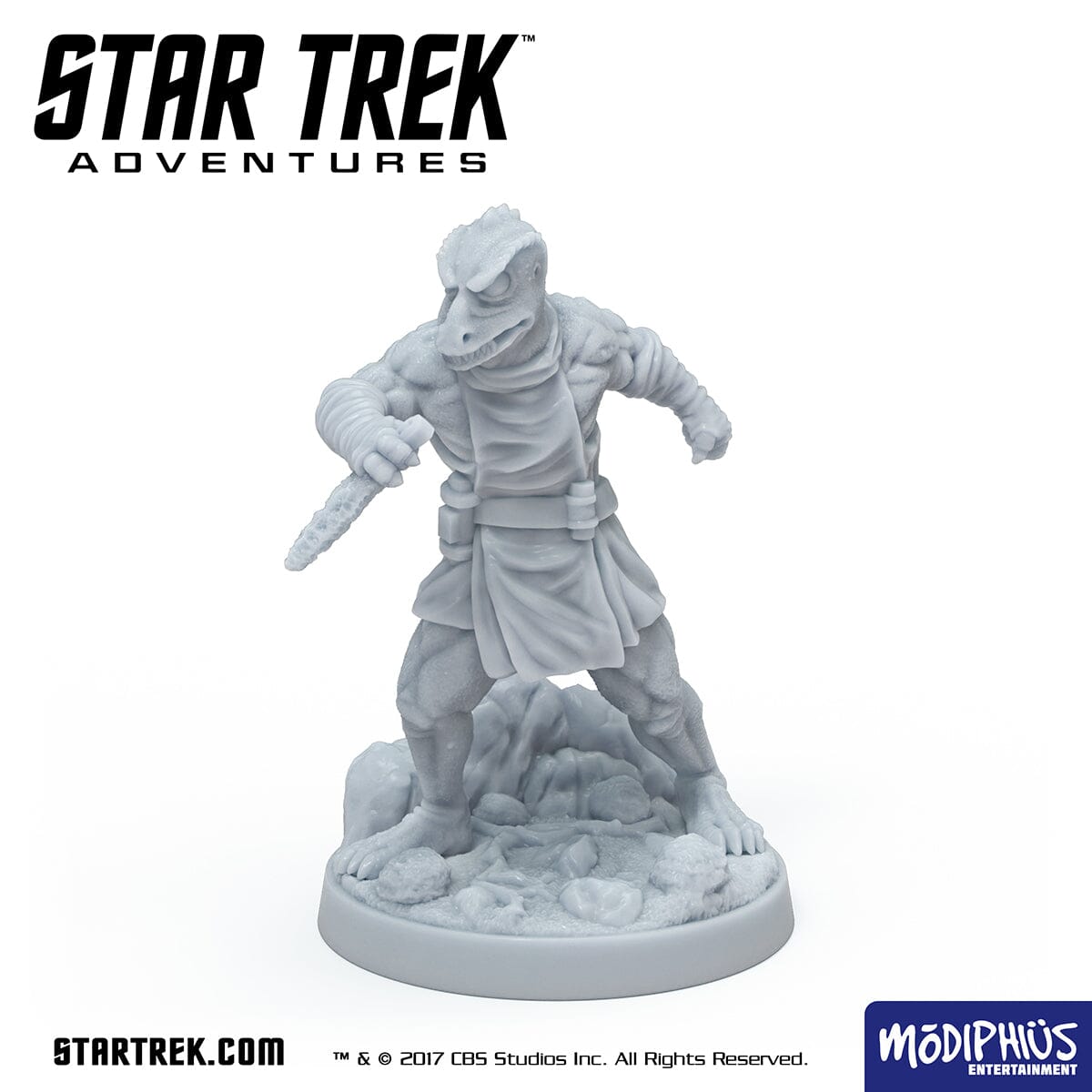 Modiphius Star Trek Adventures Gorn Captain miniatura STL 32mm