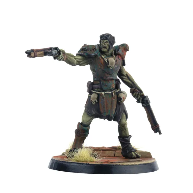 Modiphius Fallout Wasteland Warfare Super Mutant Aviator miniatura