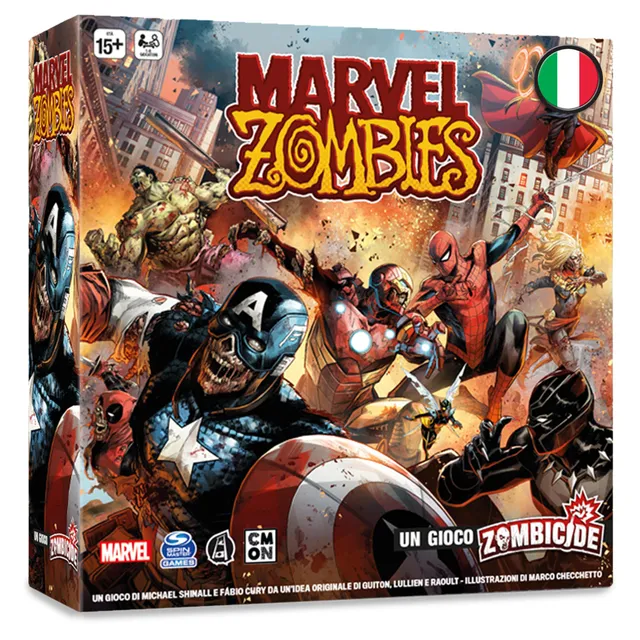 Asmodee Marvel Zombies gioco da tavolo cooperativo italiano
