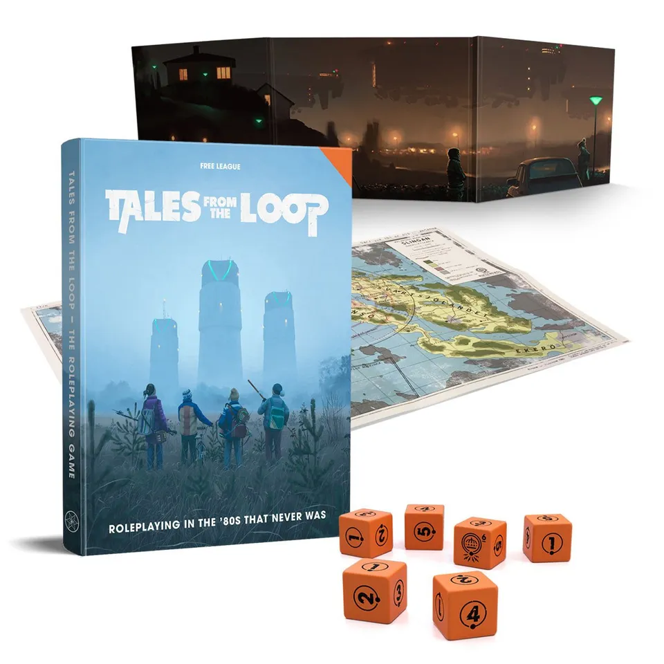 Free League Tales from the Loop Gravitron Bundle gioco di ruolo completo