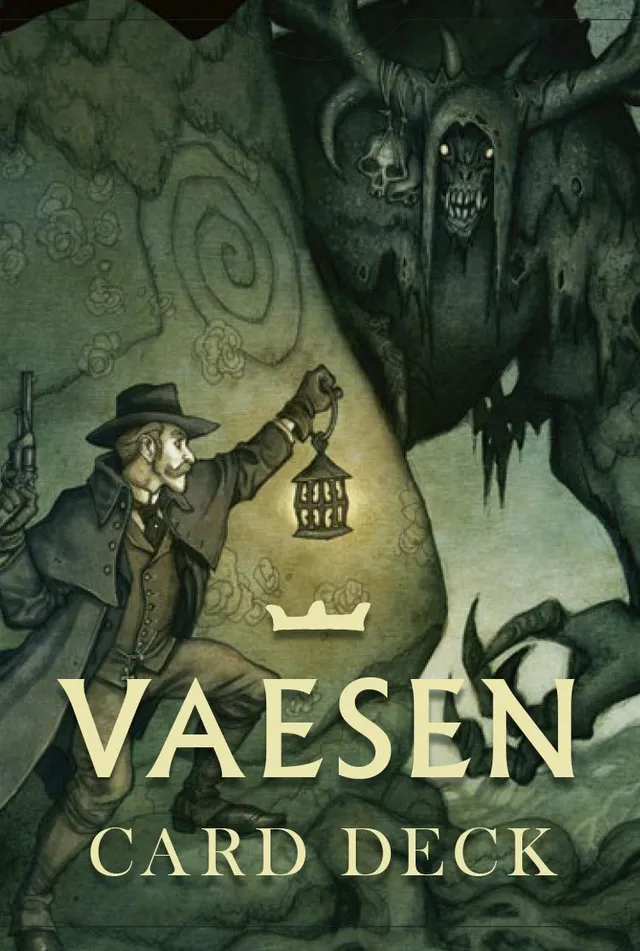 Vaesen Nordic Horror mazzo carte 33 carte iniziativa e creature