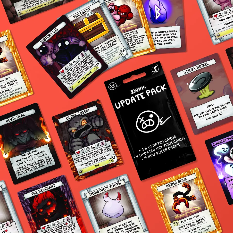 Binding of Isaac Four Souls Update Pack carte aggiornamento 24