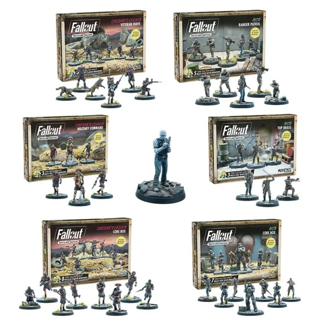Modiphius Fallout: Wasteland Warfare Hoover Dam Bundle miniature NCR Legione