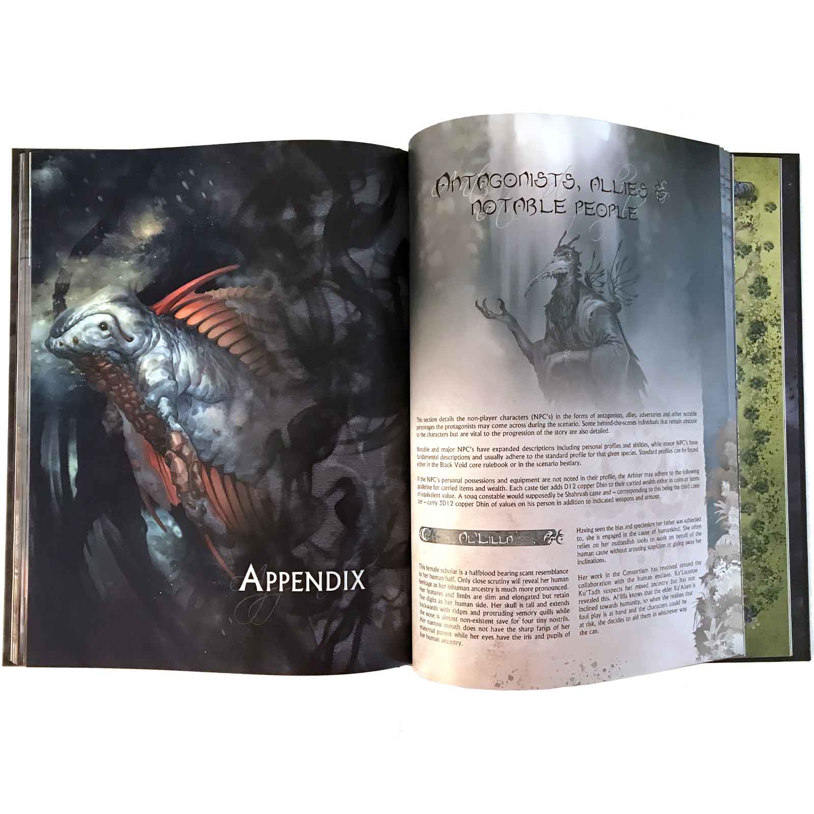 Black Void Into the Oblivious Depths avventura GDR 132 pagine
