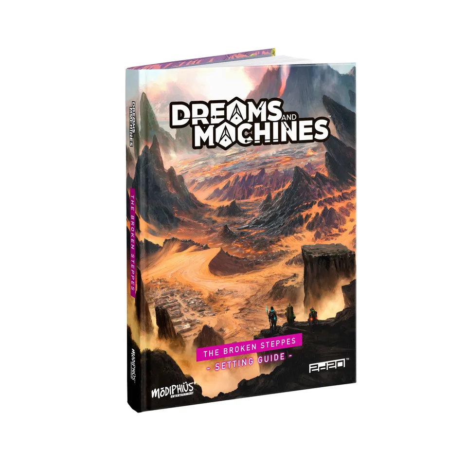 Modiphius Dreams and Machines Broken Steppes guida ambientazione