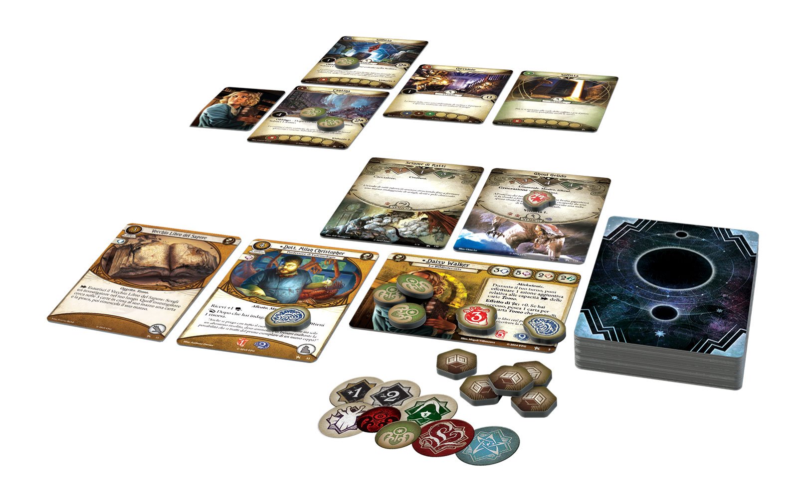 Arkham Horror Il Gioco di Carte base LCG cooperativo 1-2 giocatori