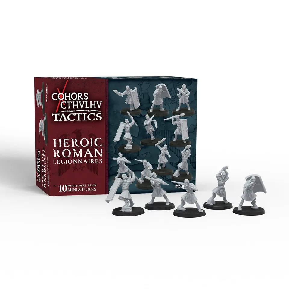 Modiphius Cohors Cthulhu Tactics Legionari set 10 miniature 28mm resina