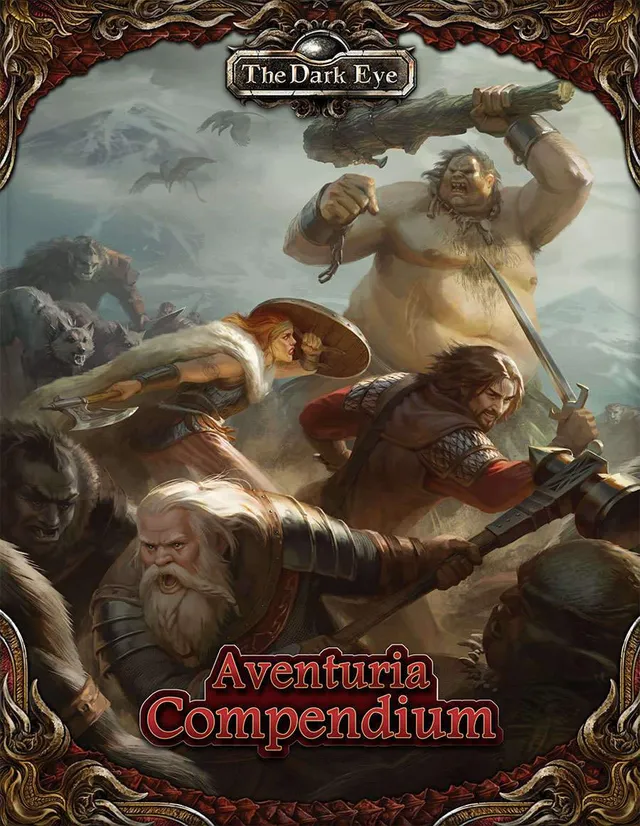 The Dark Eye Aventuria Compendium manuale combattimento GDR