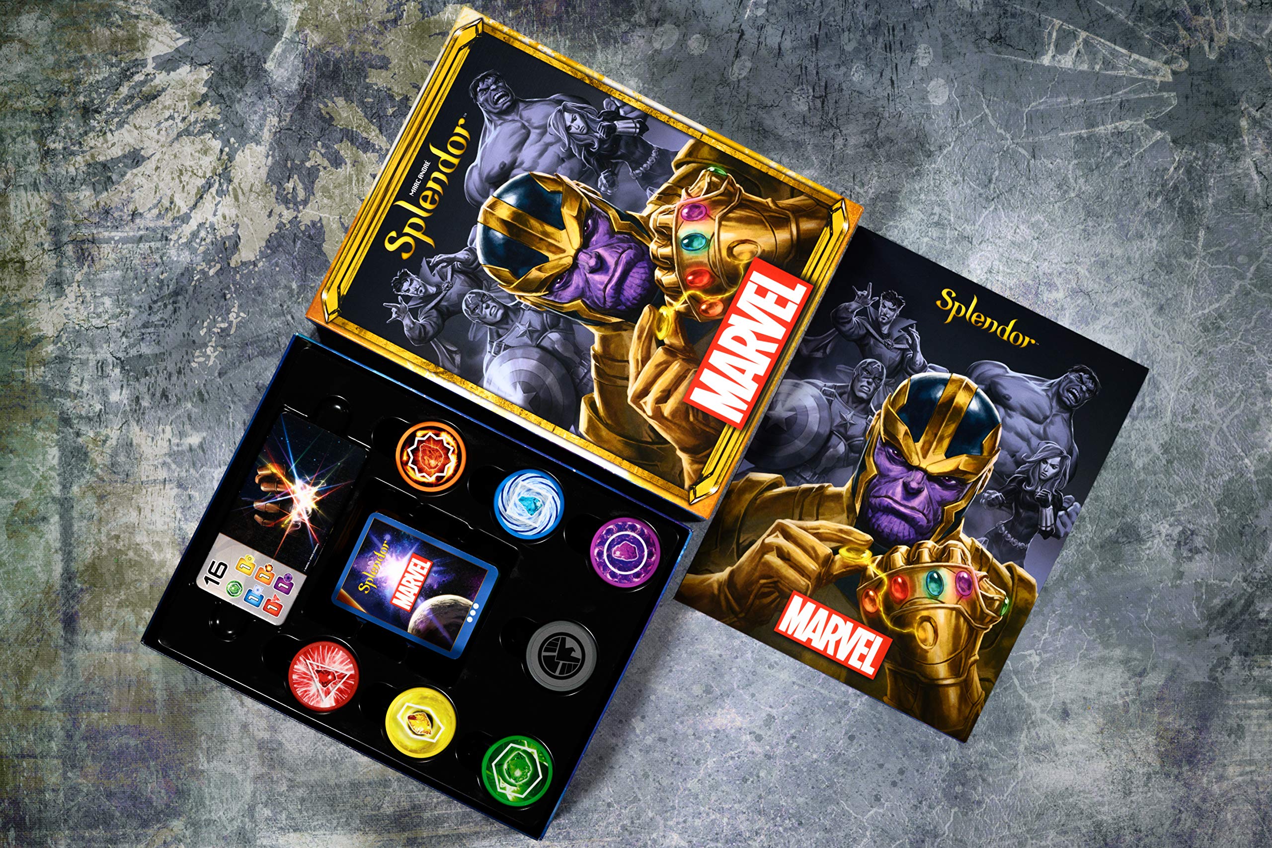 Asmodee Splendor Marvel gioco tavolo strategia supereroi