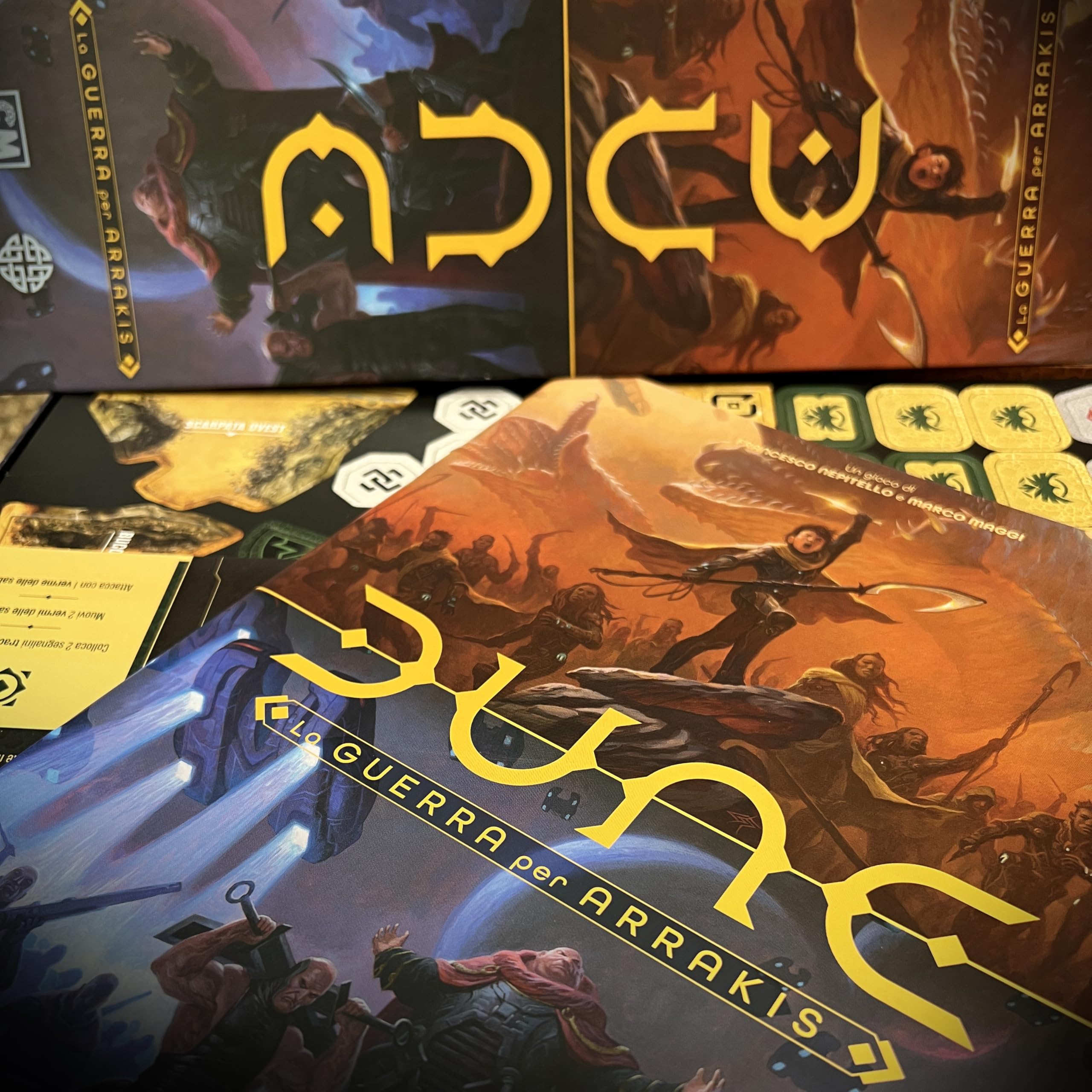Asmodee Dune Guerra per Arrakis gioco strategico 1-4 giocatori
