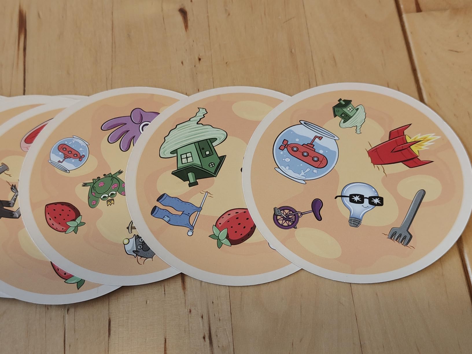 Asmodee Dobble Anarchy Pancakes carte da gioco edizione italiana 5 min