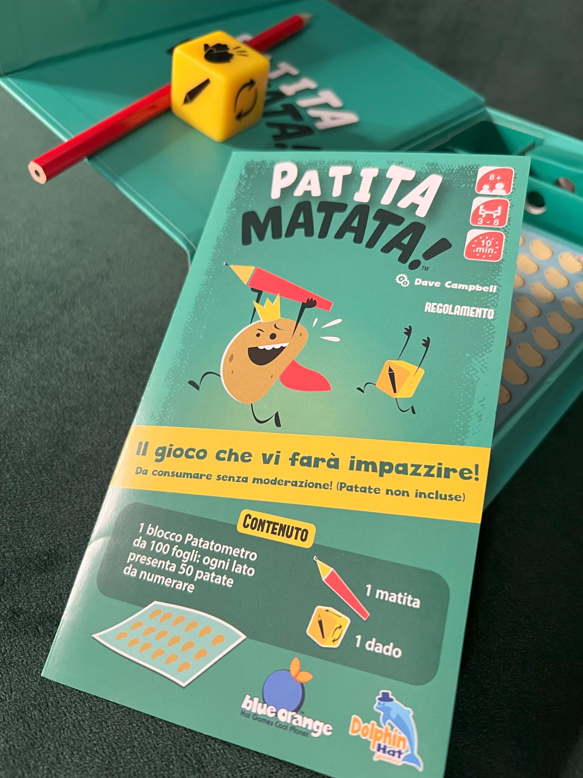 Asmodee Patita Matata party game edizione italiana 3-8 giocatori