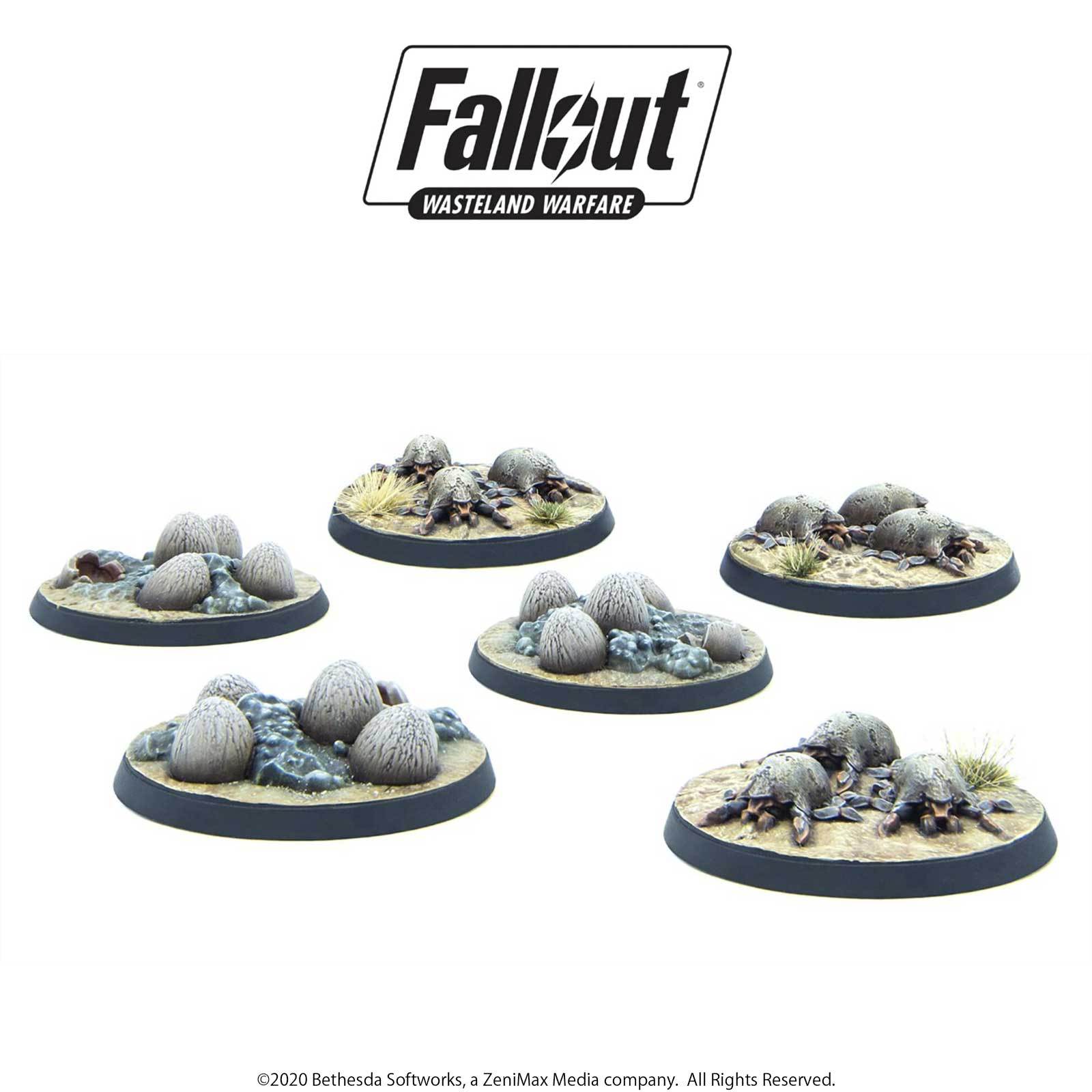 Fallout Wasteland Warfare Mirelurk Bundle set miniature mostri