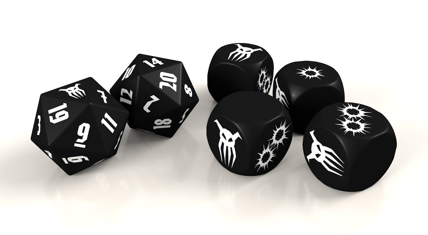 Modiphius Achtung Cthulhu 2d20 bundle manuale + dadi