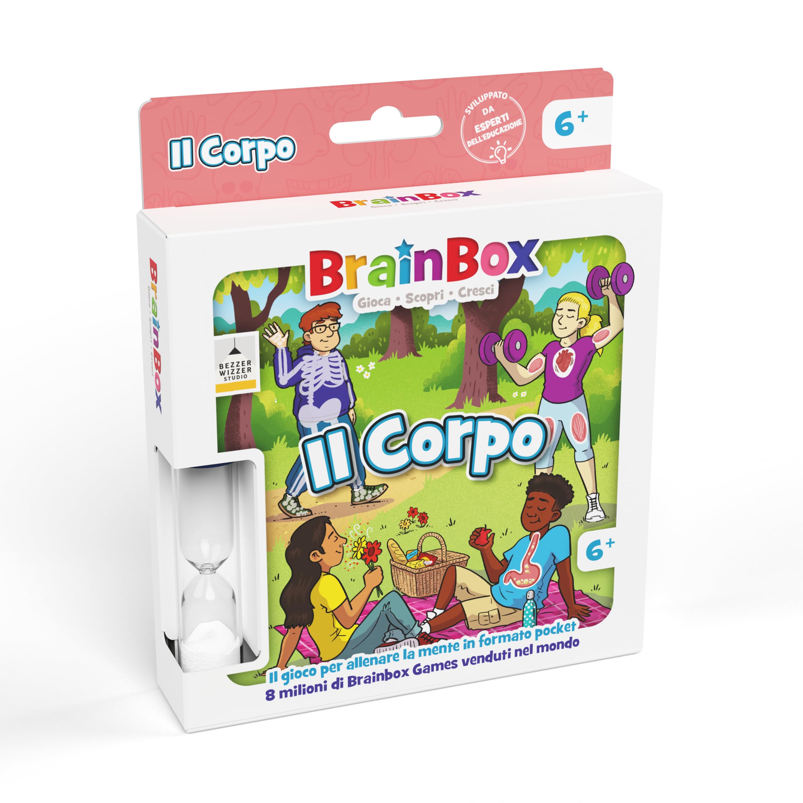 Asmodee BrainBox Animali Domestici gioco memoria 55 carte