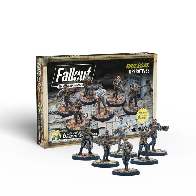 Fallout Wasteland Warfare Railroad Operatives miniature Glory Deacon