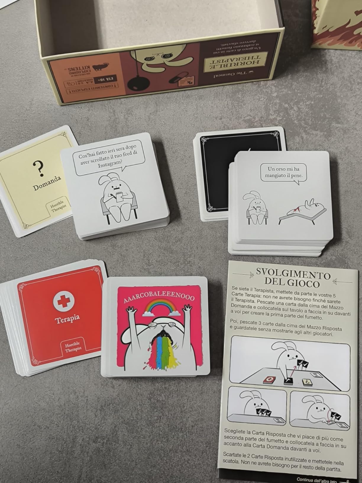 Asmodee Party Games Horrible Therapist gioco carte adulti 18+