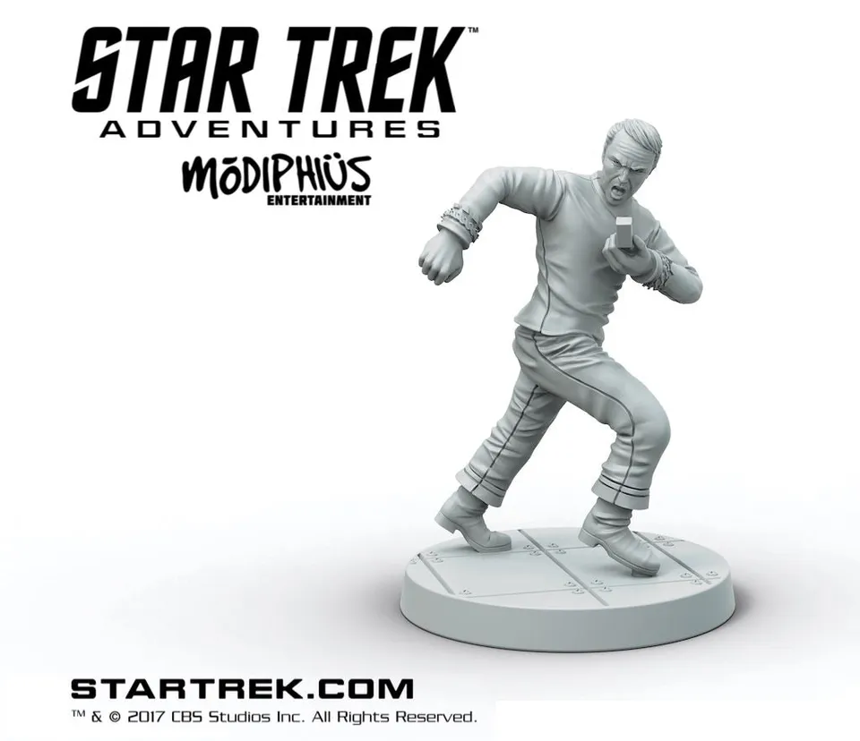 Star Trek Adventures TOS Scott Miniatura STL Stampa 3D 32mm