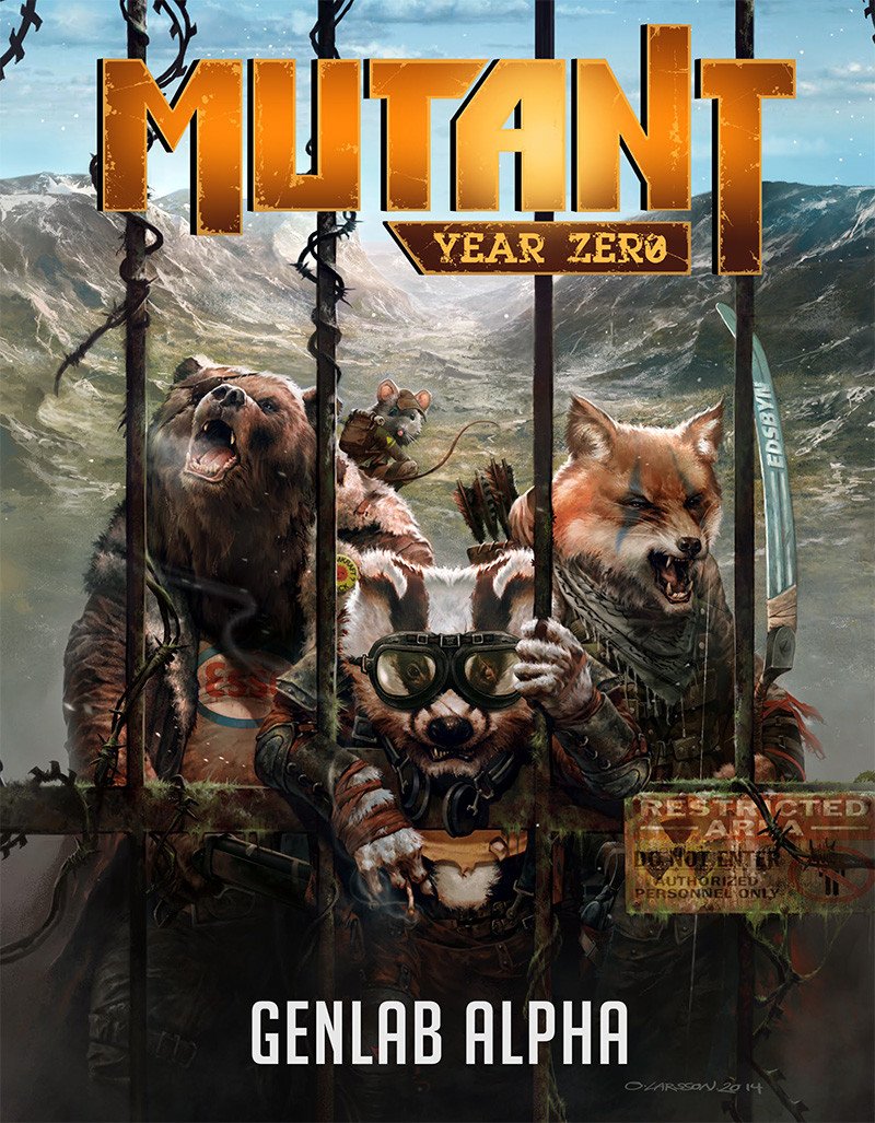 Modiphius Mutant Genlab Alpha manuale base gdr