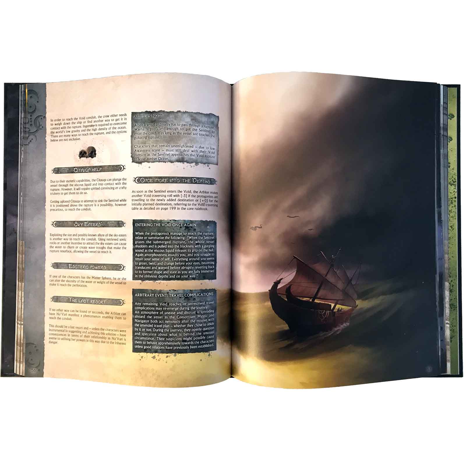 Black Void Into the Oblivious Depths avventura GDR 132 pagine