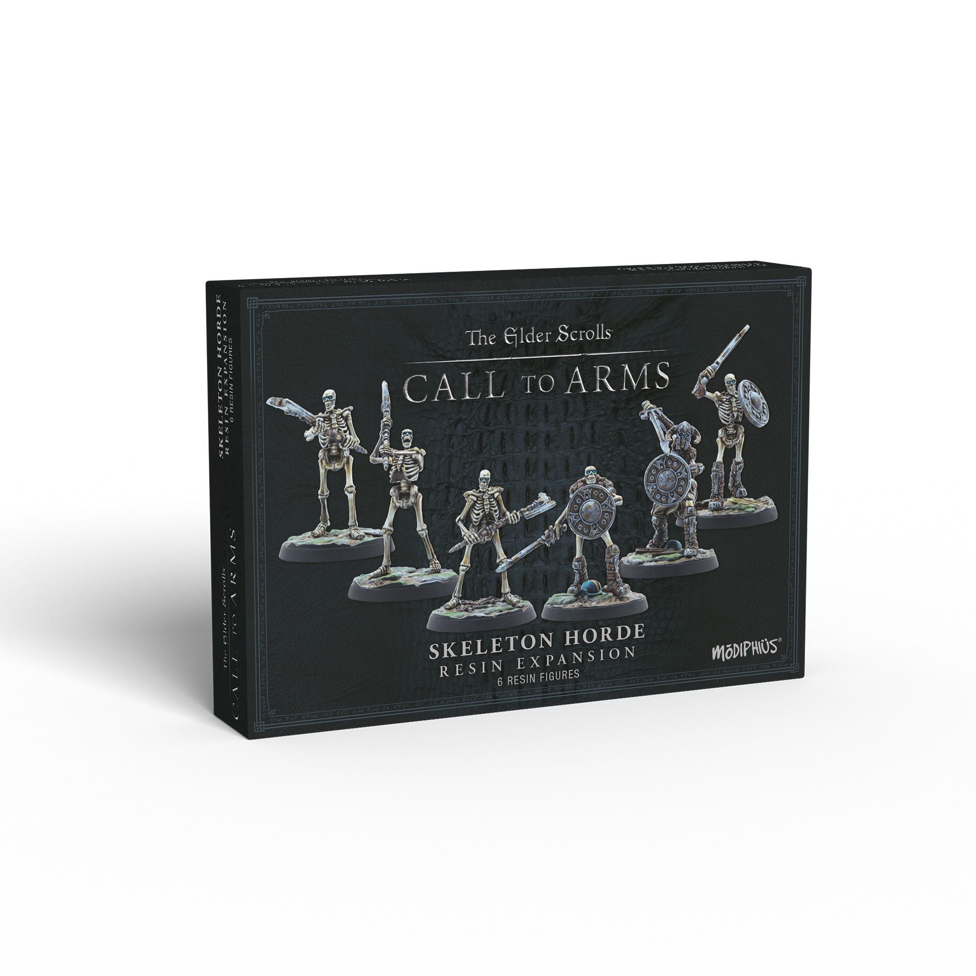 Modiphius Elder Scrolls: Call to Arms Skeleton Horde miniature 6 pezzi