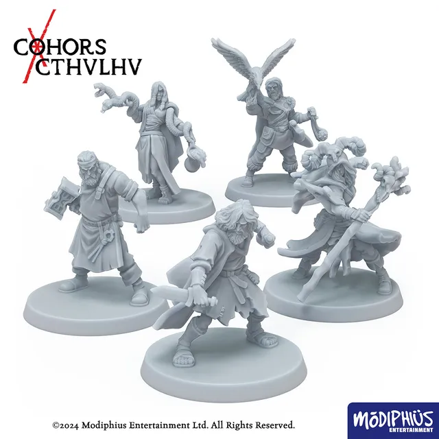 Modiphius Cohors Cthulhu Laurium Set 1 STL 5 miniature