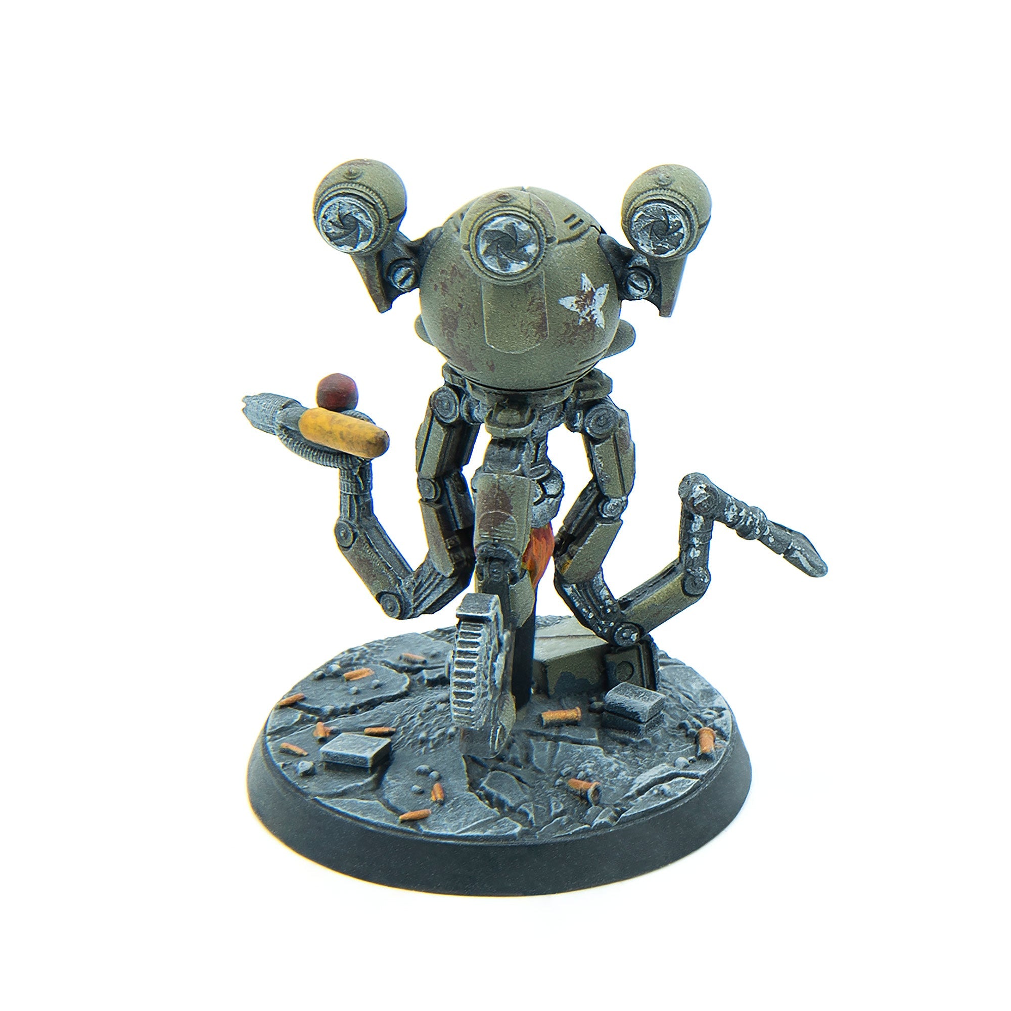 Modiphius Fallout Wasteland Warfare Robots Mister Handy Pack miniature