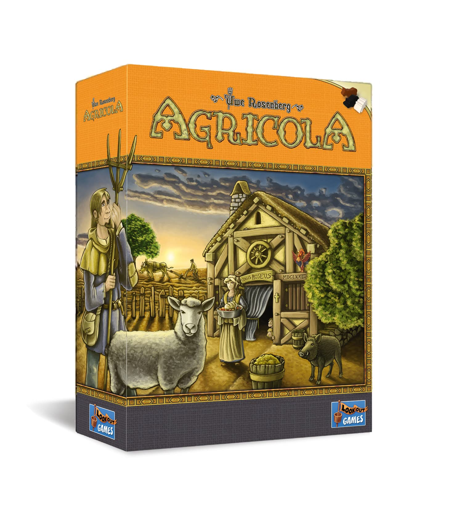 Asmodee Agricola gioco tavolo gestionale fattoria 1-4