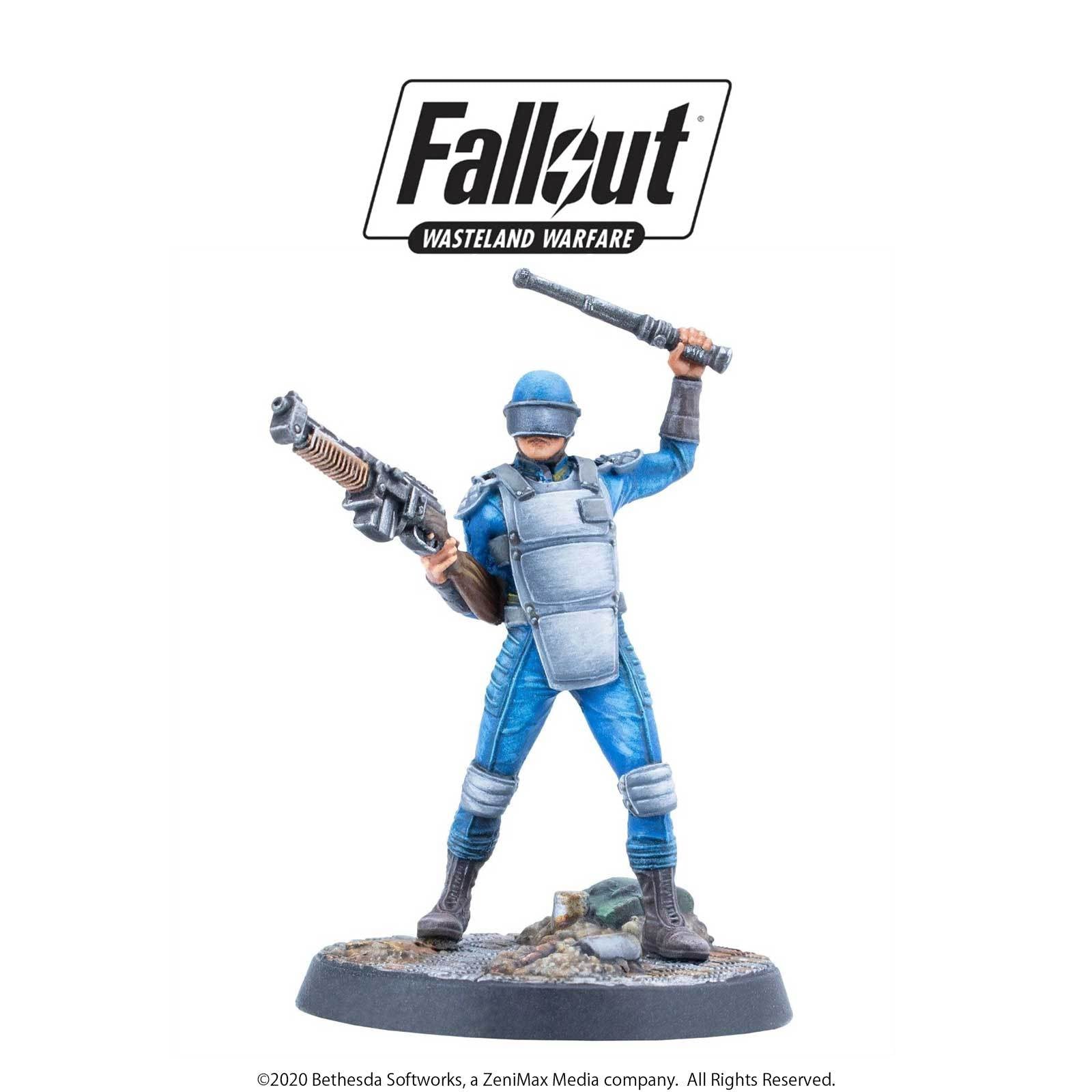 Modiphius Fallout Wasteland Warfare Survivors Vault Personnel miniature