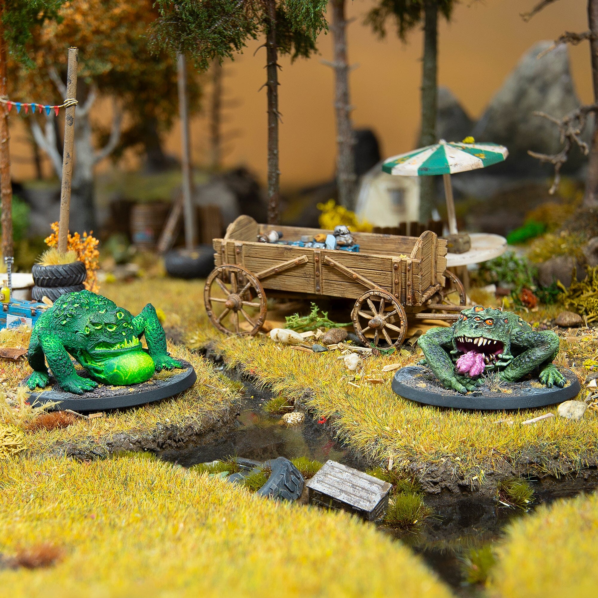 Fallout Miniatures Radtoads set 2 miniature resina 32mm