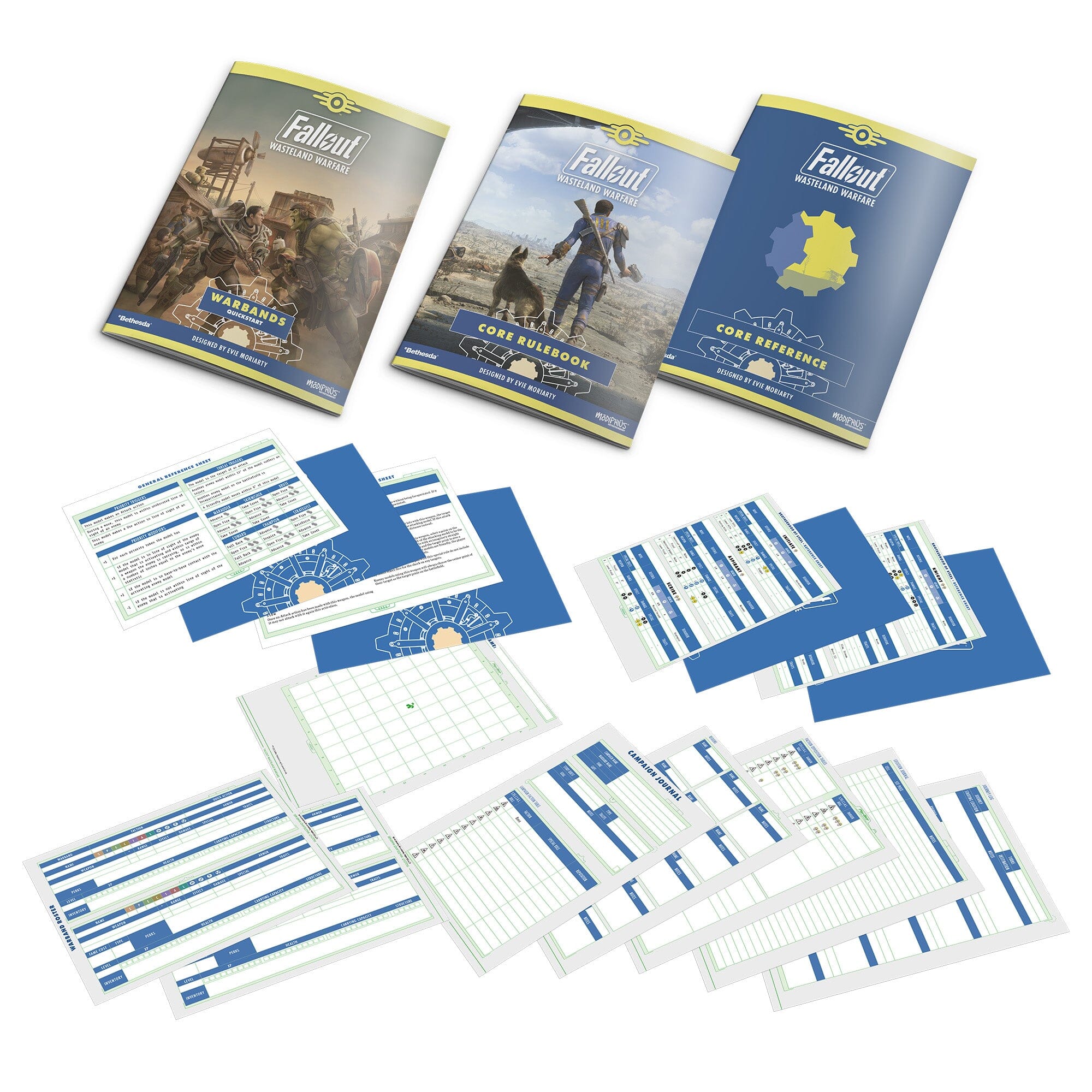 Modiphius Fallout: Wasteland Warfare Warbands Faction Bundle miniature