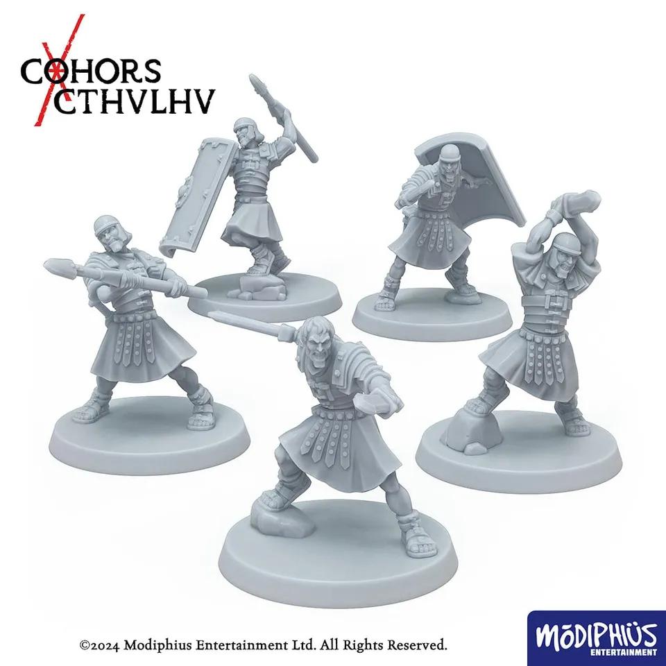 Modiphius Cohors Cthulhu Legionari Romani STL 28mm 5 miniature