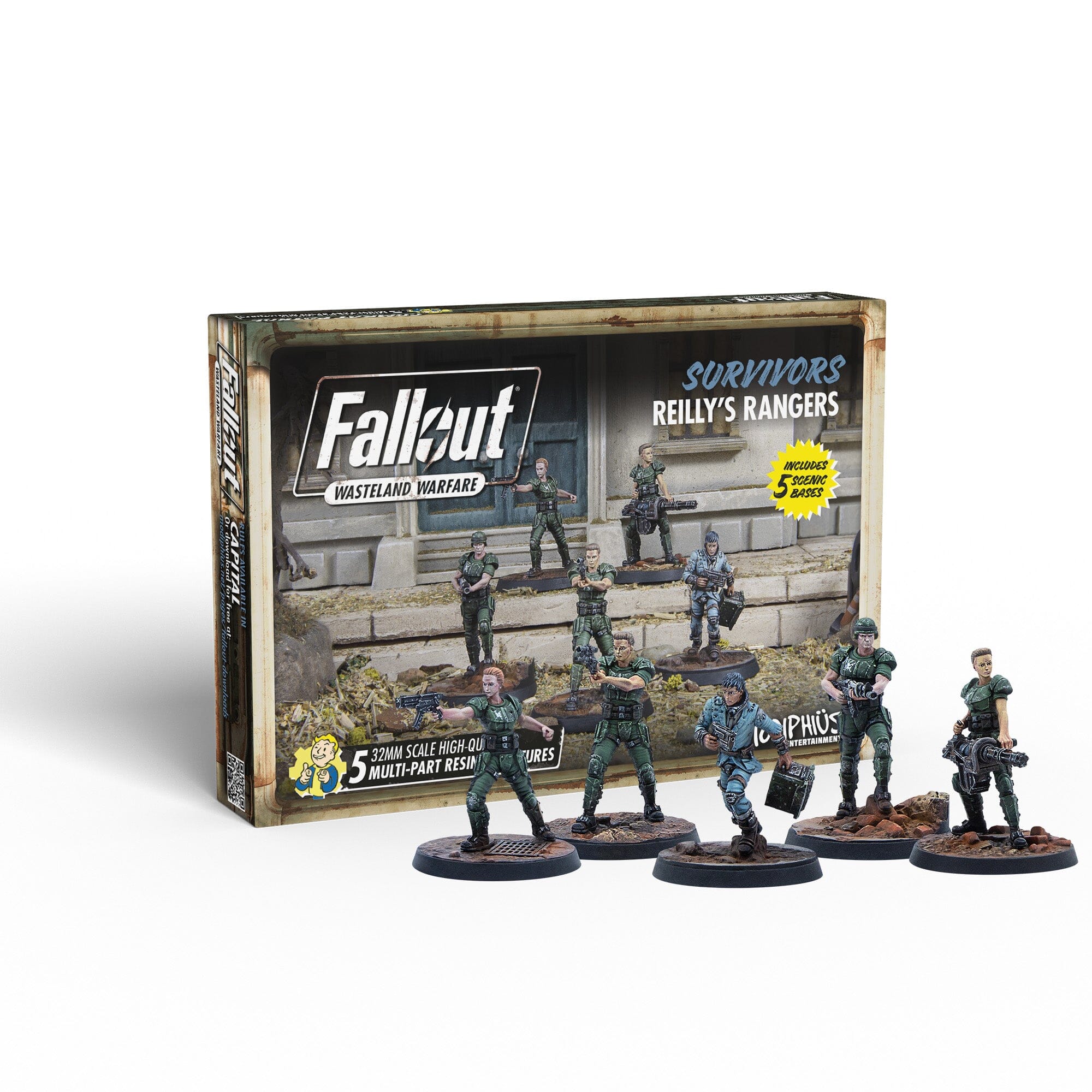 Modiphius Fallout Wasteland Reilly's Rangers 5 miniature
