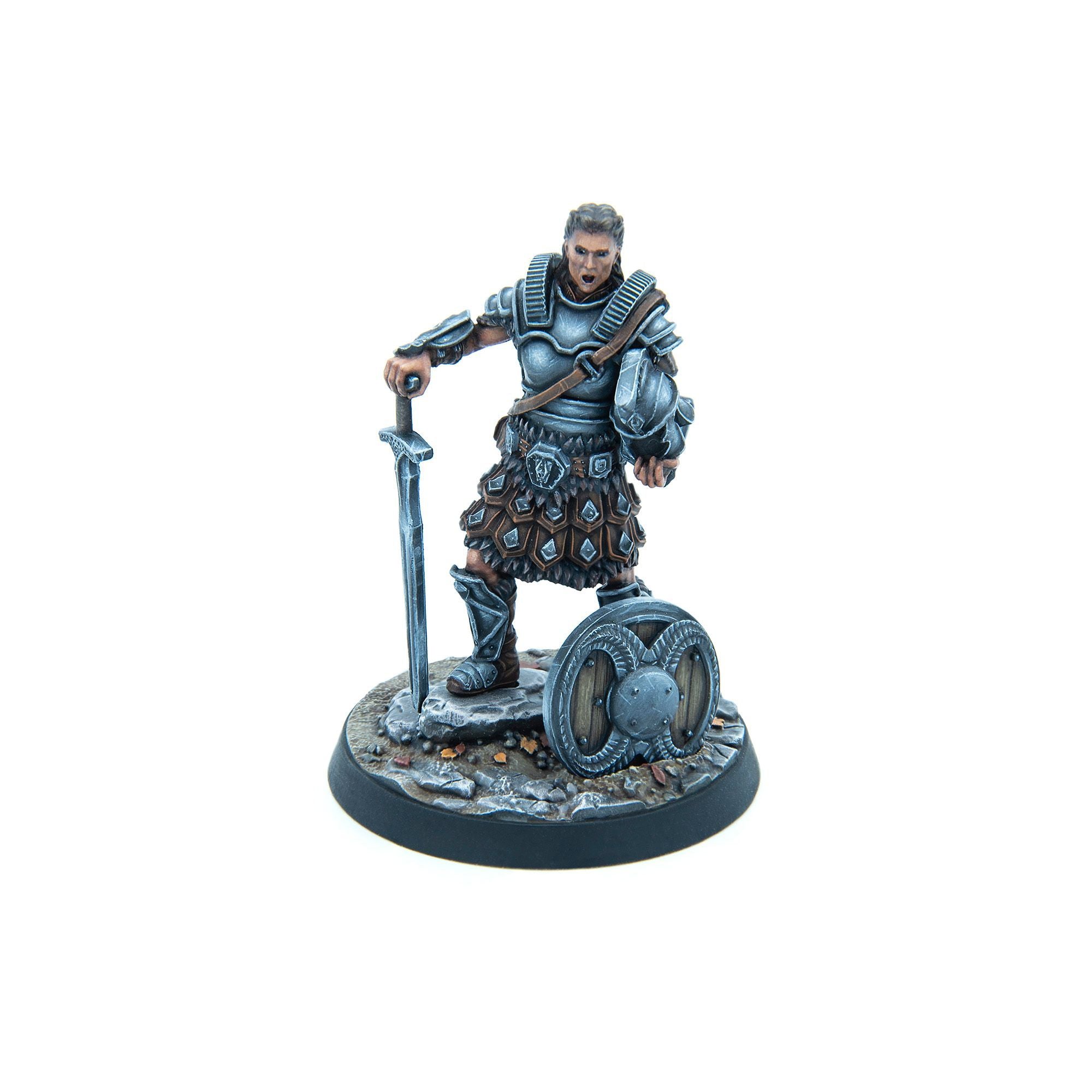 Modiphius Elder Scrolls Call to Arms Imperial Officers miniature resina