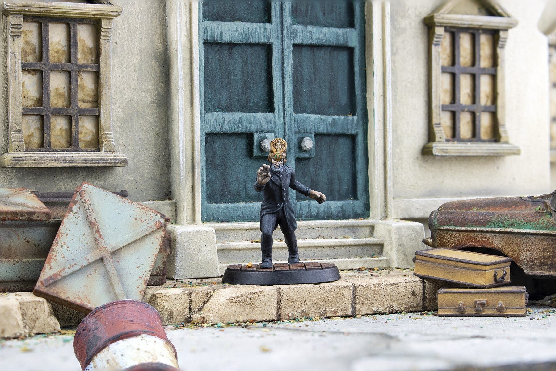 Modiphius Fallout Wasteland Warfare Lorenzo Cabot miniatura