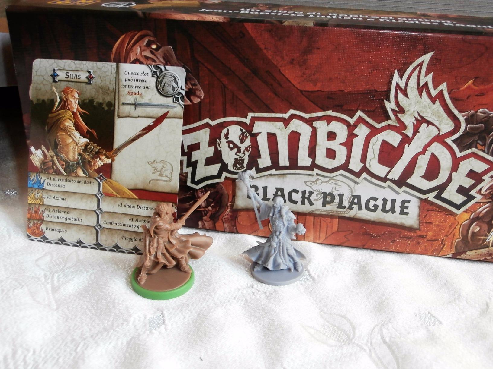 Asmodee Zombicide Black Plague gioco da tavolo vecchia versione