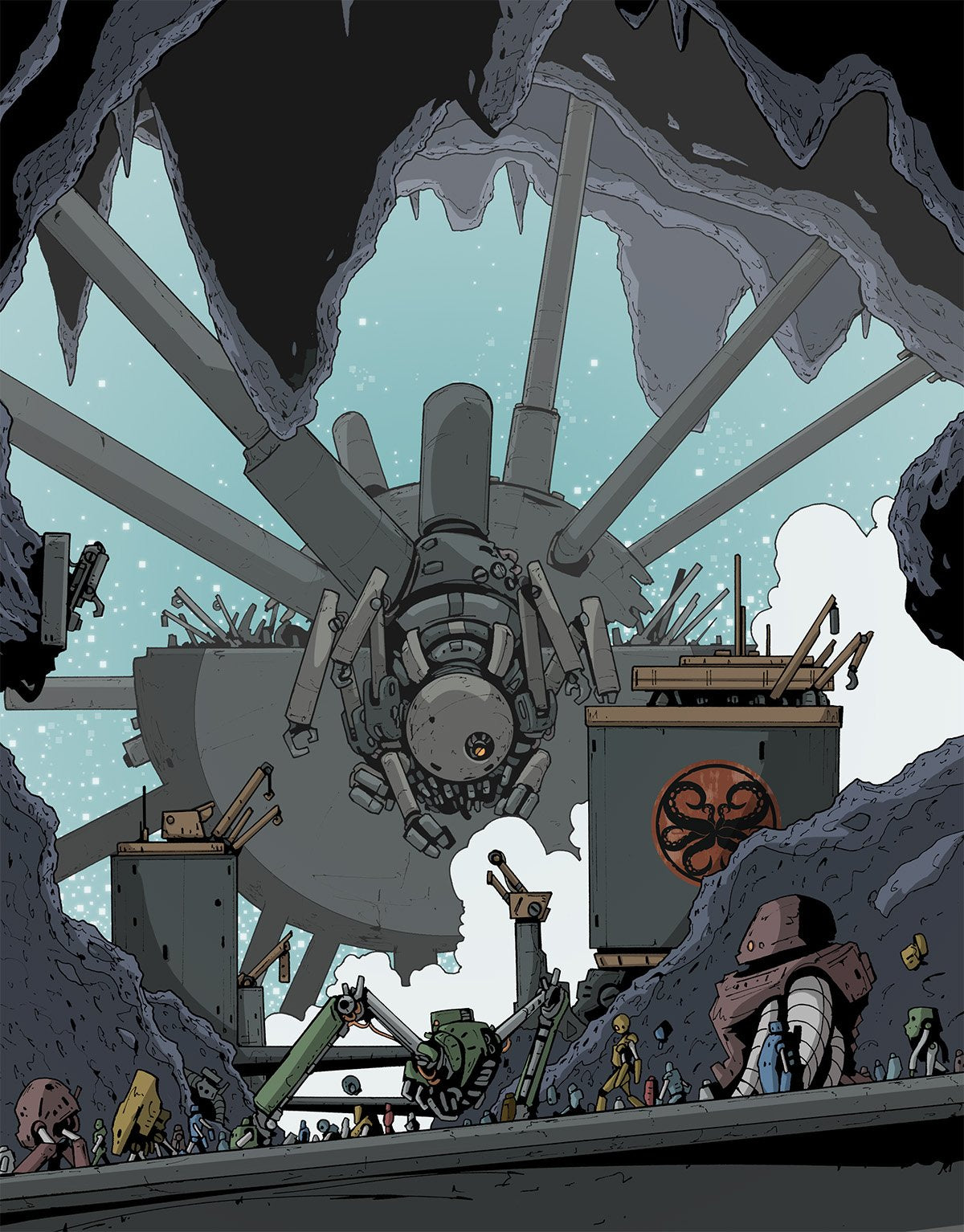 Free League Mutant Mechatron Year Zero Espansione Robot GDR