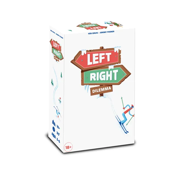 Asmodee Left Right Dilemma gioco da tavolo per adulti 18+ 3-6