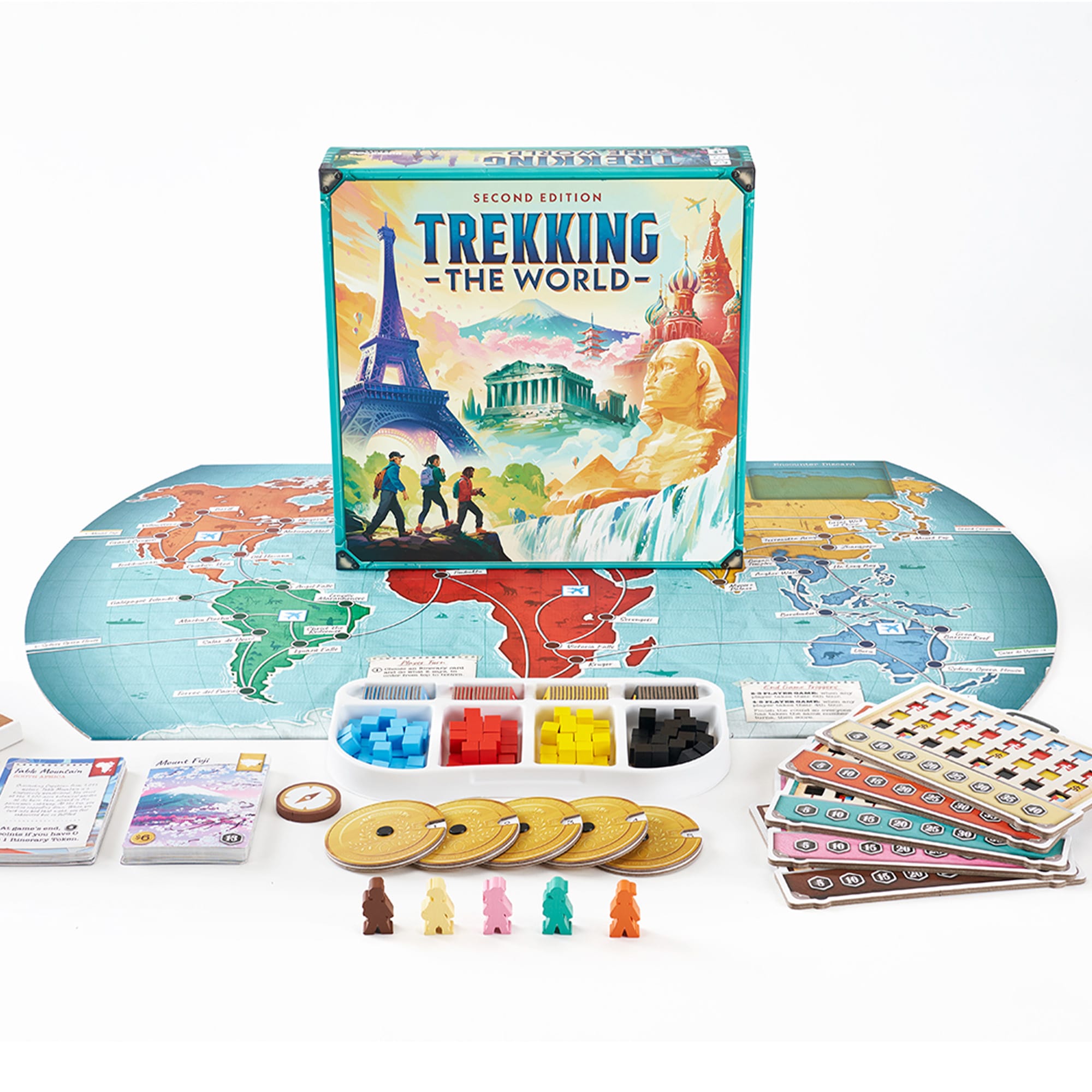 Trekking the World Second Edition gioco da tavolo viaggio