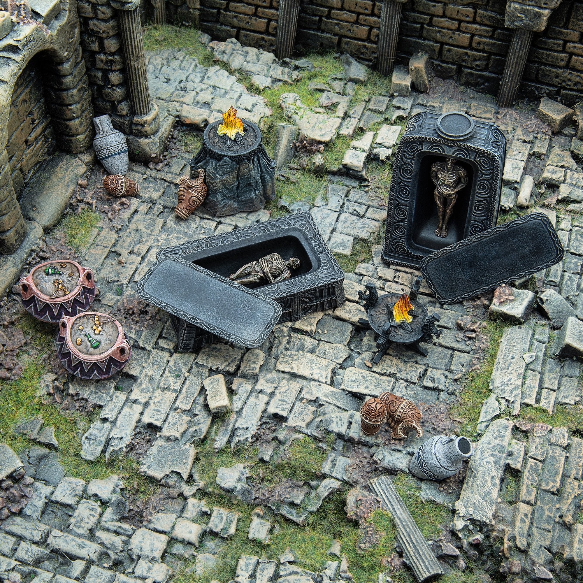 Elder Scrolls Call to Arms Bleak Falls Barrow miniature 12 pezzi