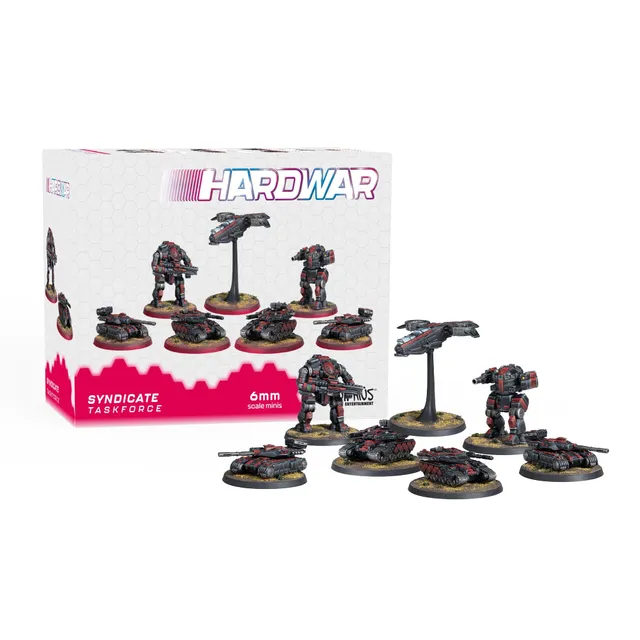 Modiphius Hardwar Syndicate Taskforce set 7 miniature resina 6mm
