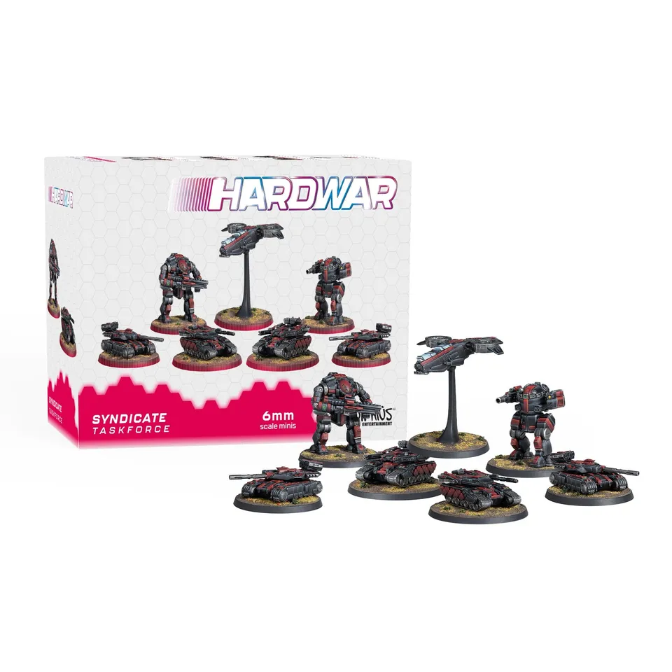 Modiphius Hardwar Syndicate Taskforce set 7 miniature resina 6mm