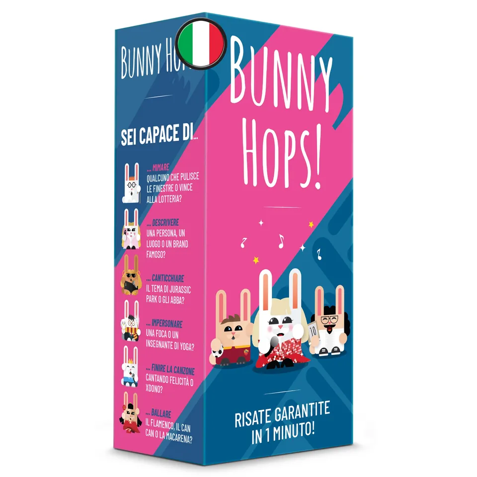 Asmodee Bunny Hops! gioco party 4-16 giocatori edizione italiana