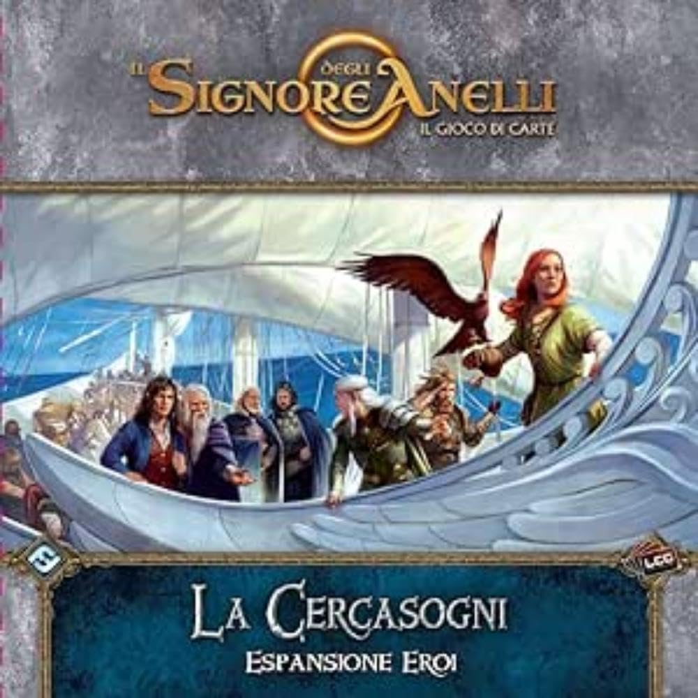 Asmodee TCG/LCG Signore Anelli Cercasogni Espansione Eroi carte
