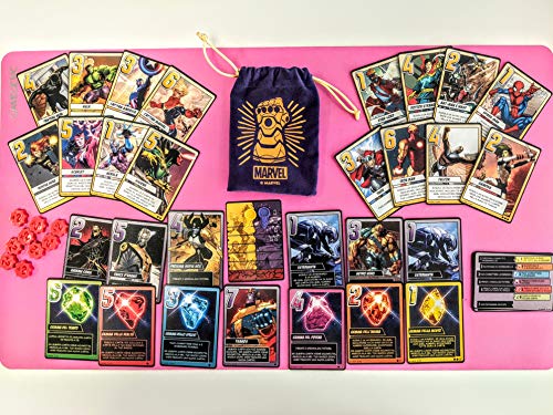 Marvel Il Guanto dell'Infinito gioco di carte Thanos 2-6 giocatori