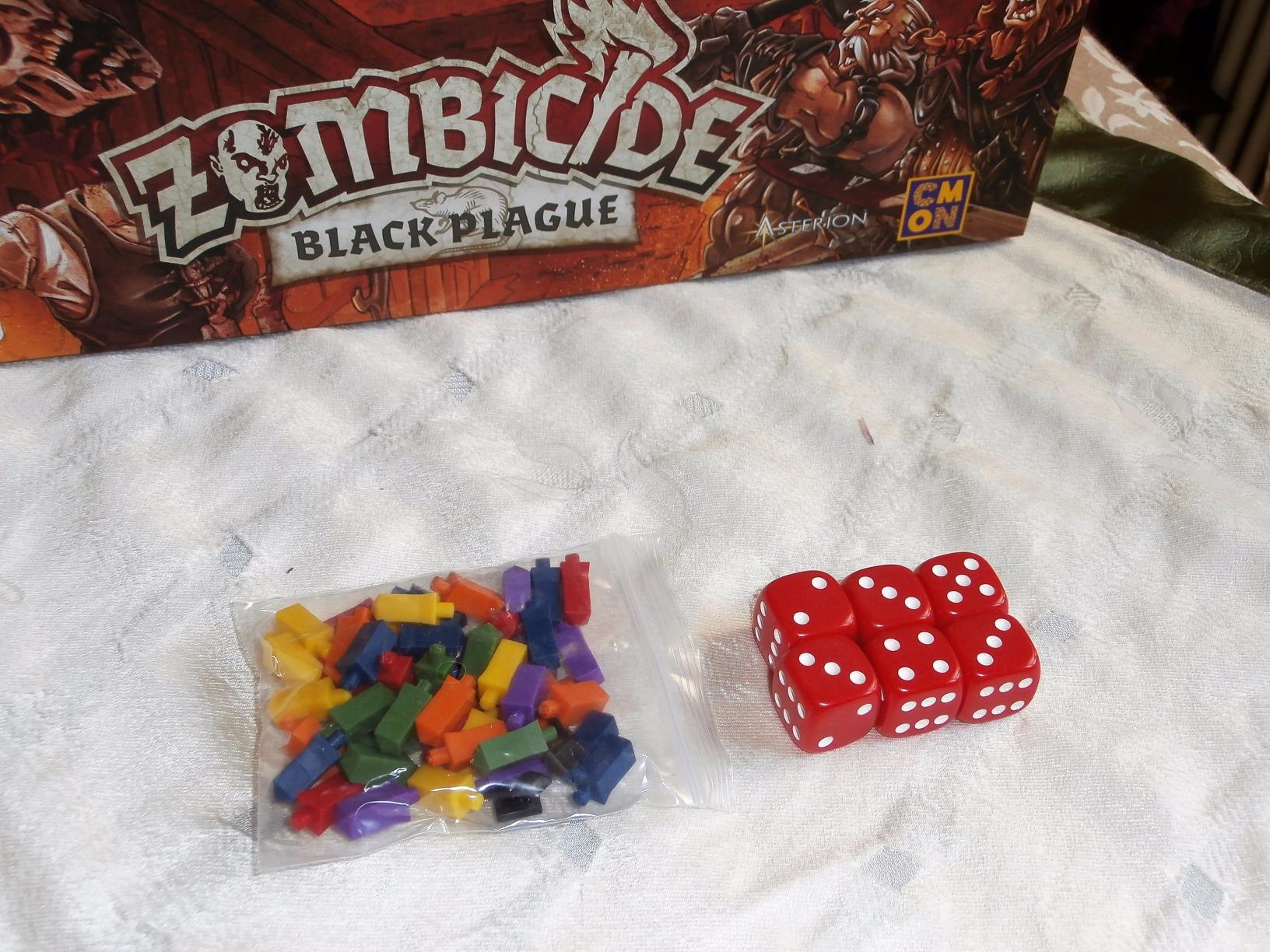 Asmodee Zombicide Black Plague gioco da tavolo vecchia versione
